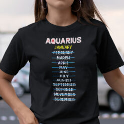 Aquarius January Shirt Zodiac Aquarius Tee 