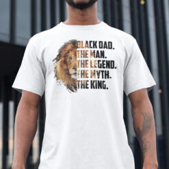 Black-Dad-The-Man-The-Myth-The-King-Shirt