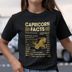 Capricorn Facts Shirt 1 Awesome Zodiac Sign