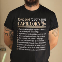 Capricorn Shirt Top 10 Signs To Spot A True Capricon