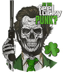 Dirty Harry Do You Feel Lucky Punk Funny St Patrick's Day Tee