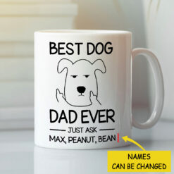 Dog Dad Personalized Mug Best Dog Dad Ever