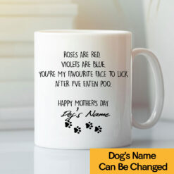 Happy Mother's Day Dog Mom Personalized Mug