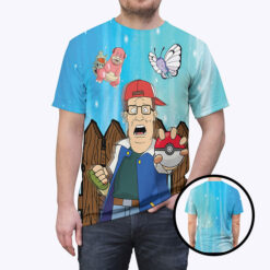 Hank Hill Pokemon All Over Print T-Shirt