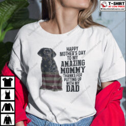 Happy-Mothers-Day-To-My-Amazing-Mommy-Black-Lab-Shirt