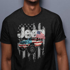 Jeep American Flag 4th Of July Shirt