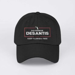 Keep Florida Free Governor DeSantis Structured Adjustable Hat