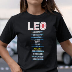 Leo August Shirt Zodiac Leo Tee