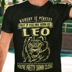 Leo T Shirt Nobody Is Perfect