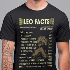 Leo Zodiac Shirt 1 Awesome Zodiac Sign Facts