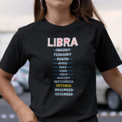 Libra October Shirt Zodiac Libra Tee