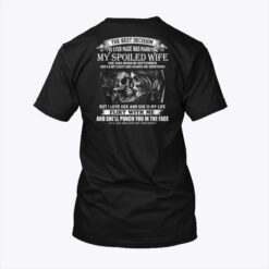 My Spoiled Wife Shirt She Was Born In September Skull Couple