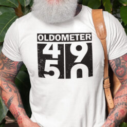 Oldometer Shirt 50th Happy Birthday 50th