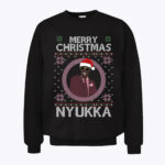 Merry Christmas Nyukka Ugly Christmas Sweatshirt