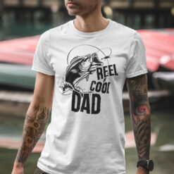 Reel Cool Dad Shirt Fishing Dad Father's Day