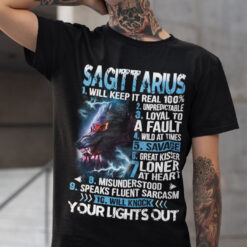 Sagittarius T Shirt Design Will Keep It Real 100%