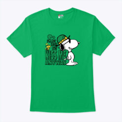Snoopy I'm Not Irish But Kiss Me Anyway Shirt
