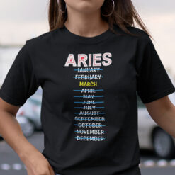 Aries March Shirt Zodiac Aries Tee