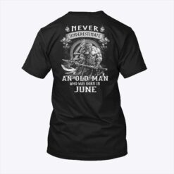 Viking Warrior Shirt An Old Man Born In June